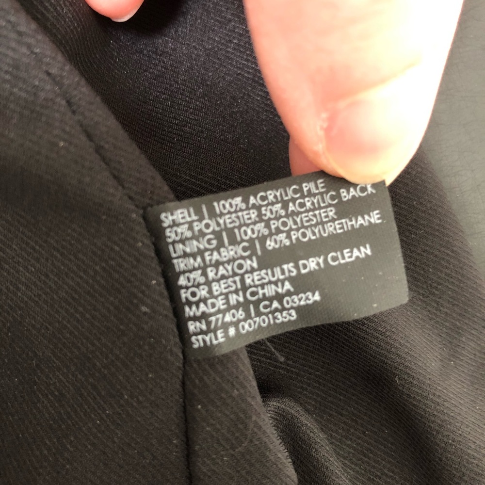 Club Monaco Faux Fur Jacket - Picture 5 of 6